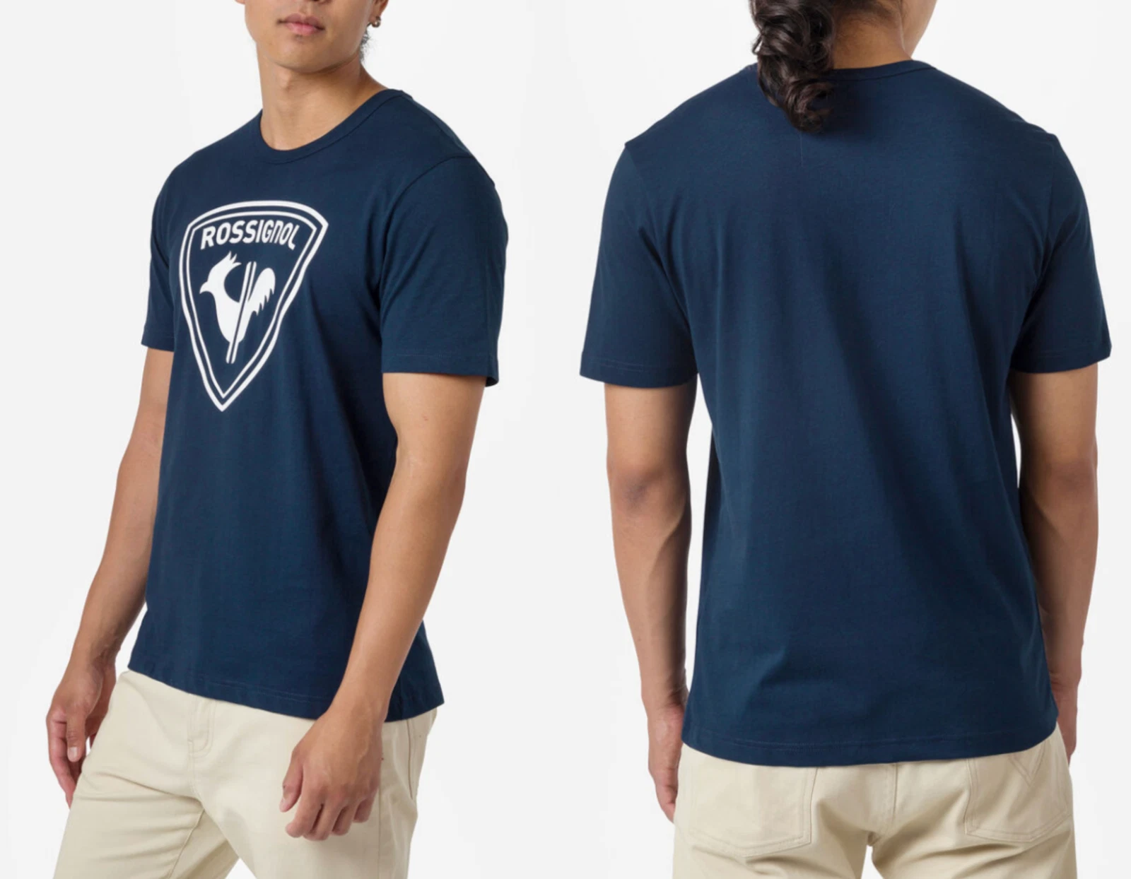 Rossignol Logo Tee T Shirt Supreme Comfort Cotton for Sport Top