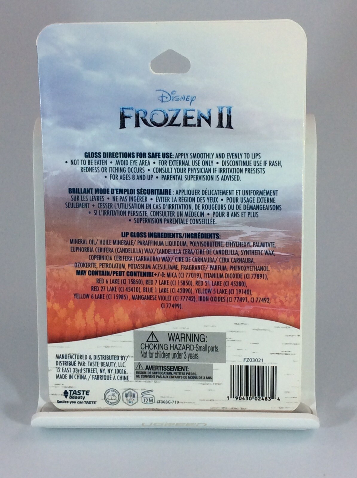 Set Of 2 Frozen Ii Lip Gloss Snowflake Compact Snowberry Flavor Disney For Sale Online Ebay
