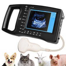 Portable Veterinary Ultrasound Machine Scanner Probe for Cat Dog Pig Pet 3.5Mhz