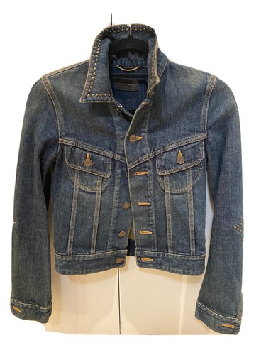 Saint Laurent Studded Denim Star Jacket 
