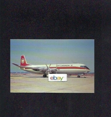 AIR CANADA VICKERS VANGUARD CARGOLINER #CF-TKK POSTCARD