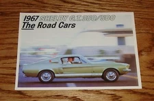 1967 Ford Mustang Shelby GT 350 500 Foldout Sales Brochure 67