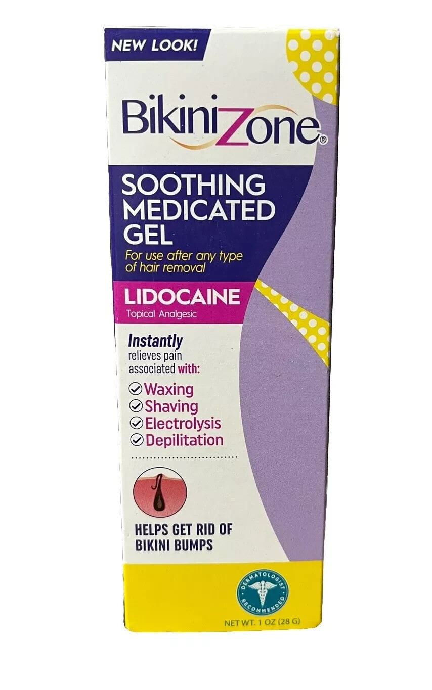Bikini Zone Soothing Medicated Creme Pain Relief After Shave Rids Bumps 2 pack-image
