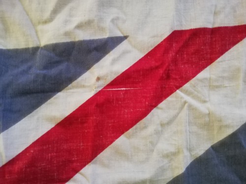 "Vintage Union Jack Flagge britisch hergestellt 1940er Jahre 45"" x 31" - Bild 6 von 10