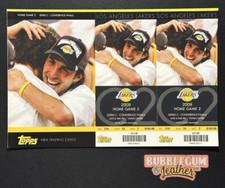2009 LA Lakers Western Conf Finals Tickets Game 2 Vs Denver Topps Sasha Vujacic