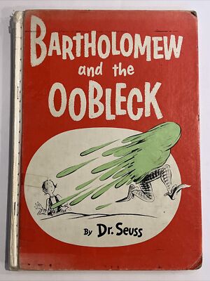 1949 Dr Seuss Bartholomew and the oobleck (Random House HC) EX LIBRIS POOR