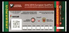 TICKET Georgia - Gibraltar 8th October 2015 Qualify EURO 2016 in Tbilisi