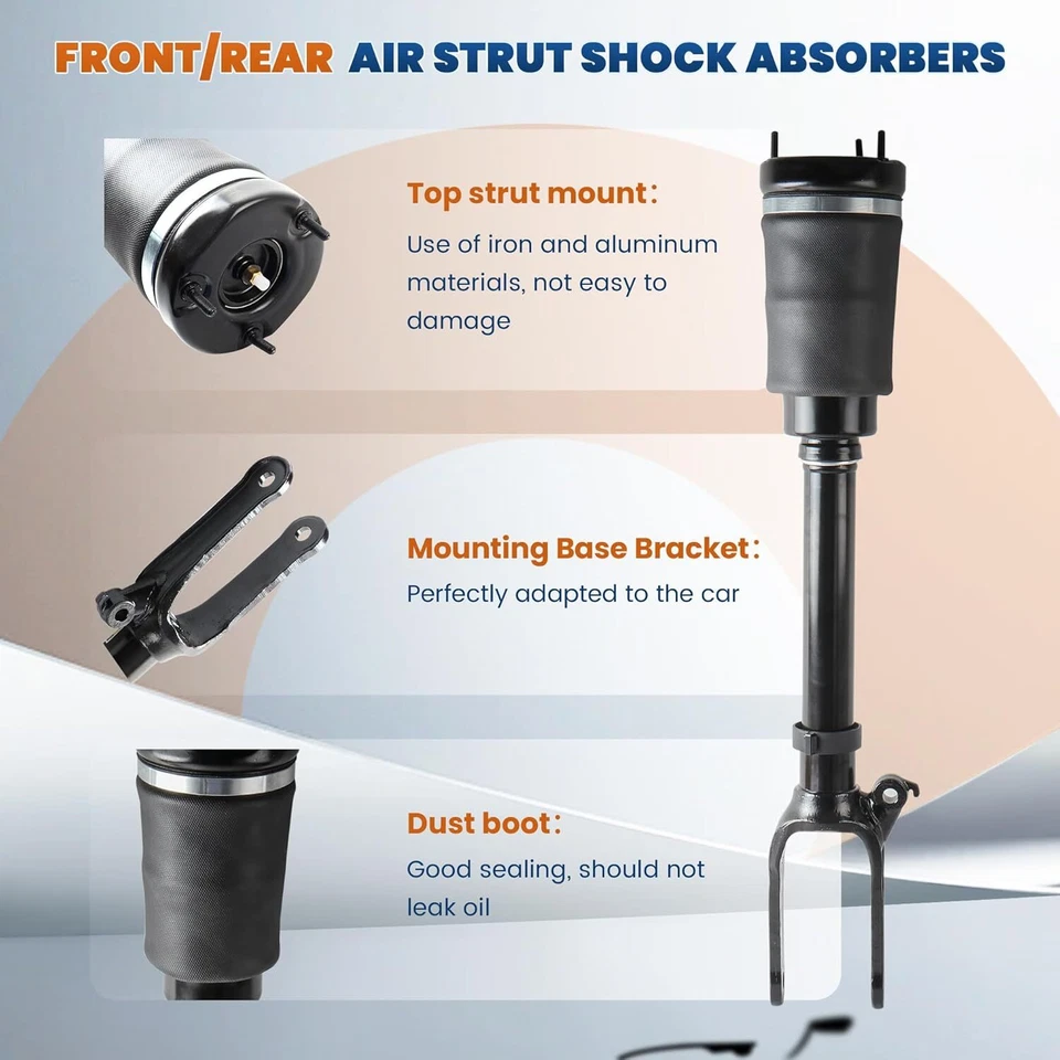 2pcs Front Air Suspension Strut for Mercedes-Benz X164 GL450 GL550 W164 ML320 - Image 3 of 4