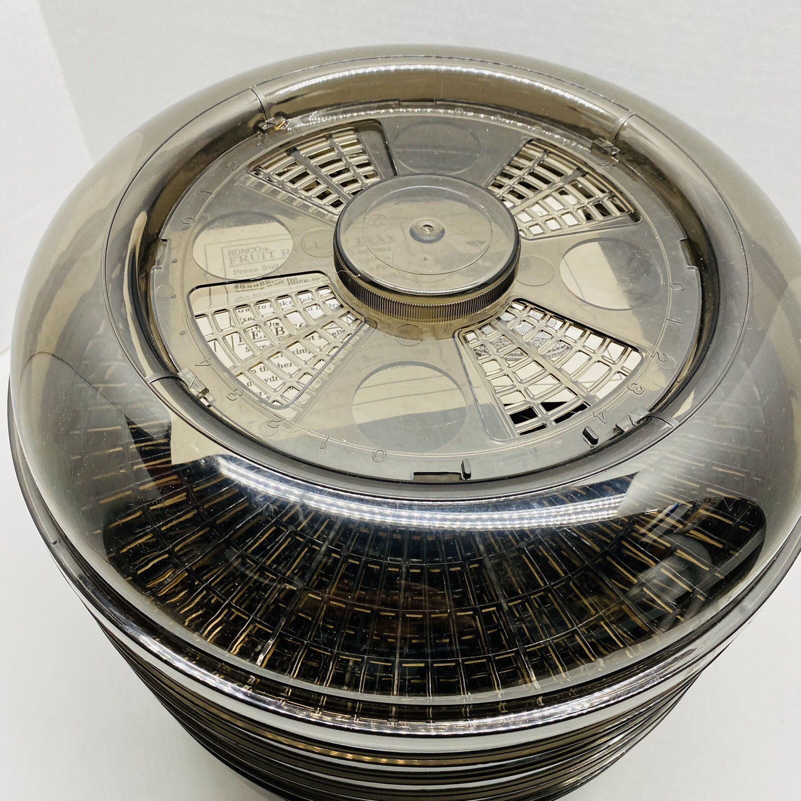 Ronco Vintage 5 Tray Electric Food Dehydrator Model 1876 eBay