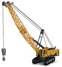 XL Seilkran Bagger Modell Kettenbagger Kran Seilbagger gelb Metall Kunststoff 