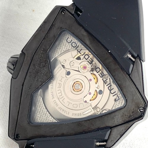 HAMILTON H246150 Ventura XXL Elvis Presley 75th Anniversary Automatic Black - Picture 5 of 9