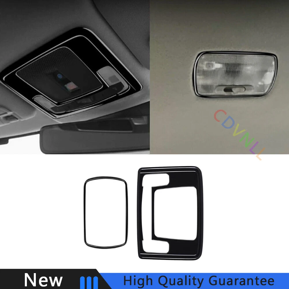 For Honda Freed 2024 Bright Black Front Rear Reading Light Lamp Frame Cover Trim
