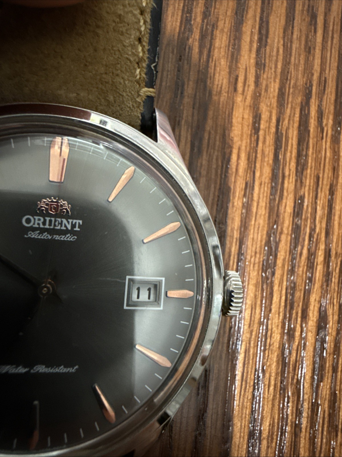 Orient Classic Automatic Bambino Version 4 Grey D… - image 2