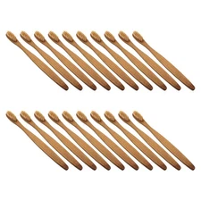 50 PCS Soft Bamboo Toothbrush Bristle Family Bundle Bristles