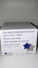 CREATIVE MEMORIES STAR MAKER PUNCH WITH STORAGE CONTAINER,ORIGINAL BOX