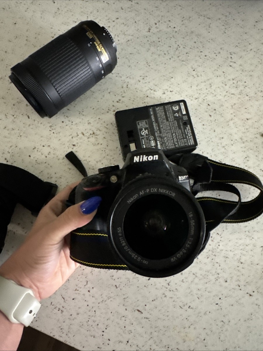 Nikon D3400 ブラック Nikon D3400 DSLR Camera Body, Black {24.2MP}