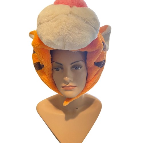 Disney Store Tigger pelzige Plüschmütze weich Einheitsgröße Winnie Puuh orange Cosplay - Bild 2 von 10
