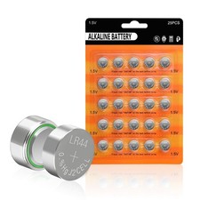 AG13 LR44 Batteries (25-Pack) - Long-Lasting 1.5V Alkaline 25 Pack