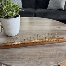 Vintage Tie Rack Belt Rack Tie Organizer Wood...