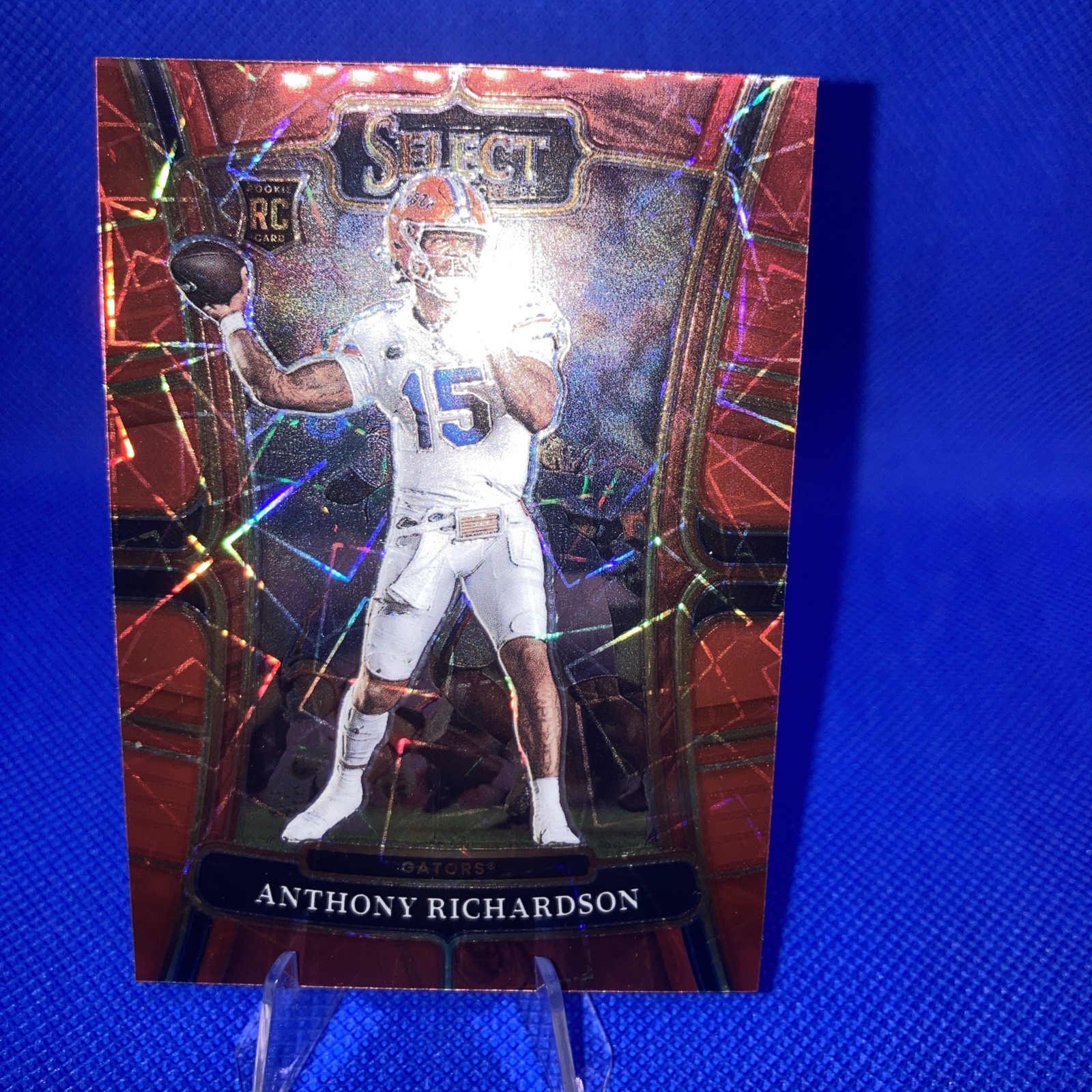 2023 Panini Select Draft Picks - Concourse Anthony Richardson Red Lazer Prizm
