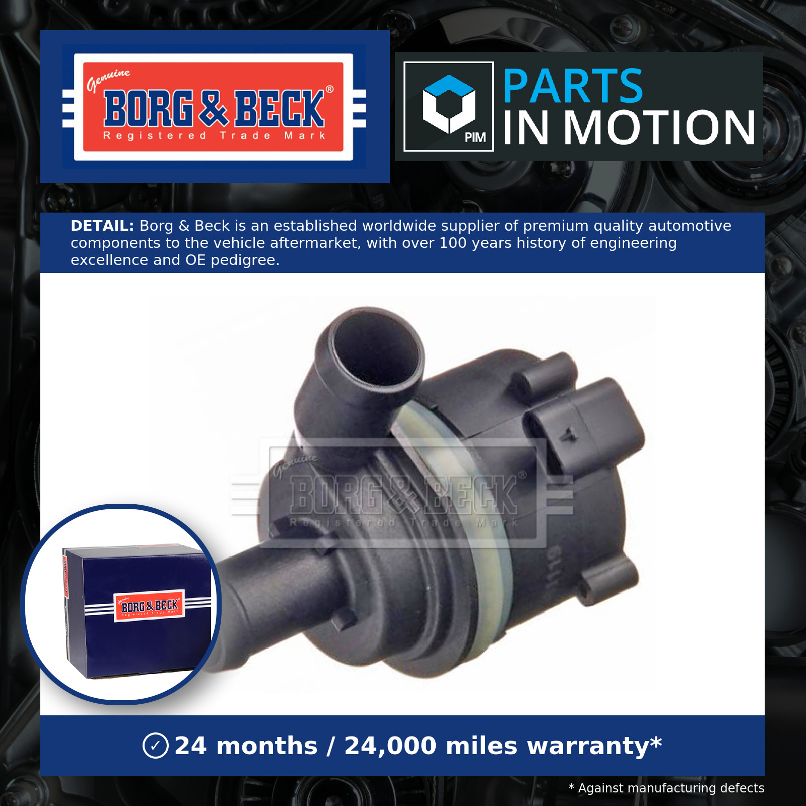 Water Pump for Parking Heater fits SEAT IBIZA 6J5, 6J8 1.6D 09 to 15 Auxiliary - Image 14