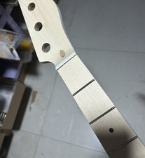 Unfinished Maple Bass guitar neck part 20 Fret 34inch Maple fingerboard inlay
