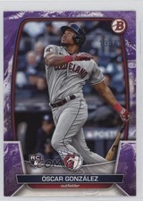 2023 Bowman Purple Pattern 133/199 Oscar Gonzalez Óscar González #62 02wb
