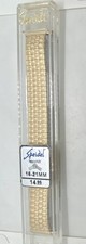 VTG NEW SPEIDEL Twist-O-Flex Watch Band Gold Expansion 16-21mm Lugs 6-1/8  Long