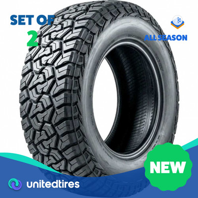 Set of (2) New LT 37X12.50R20 Doral Rugged Path 128Q