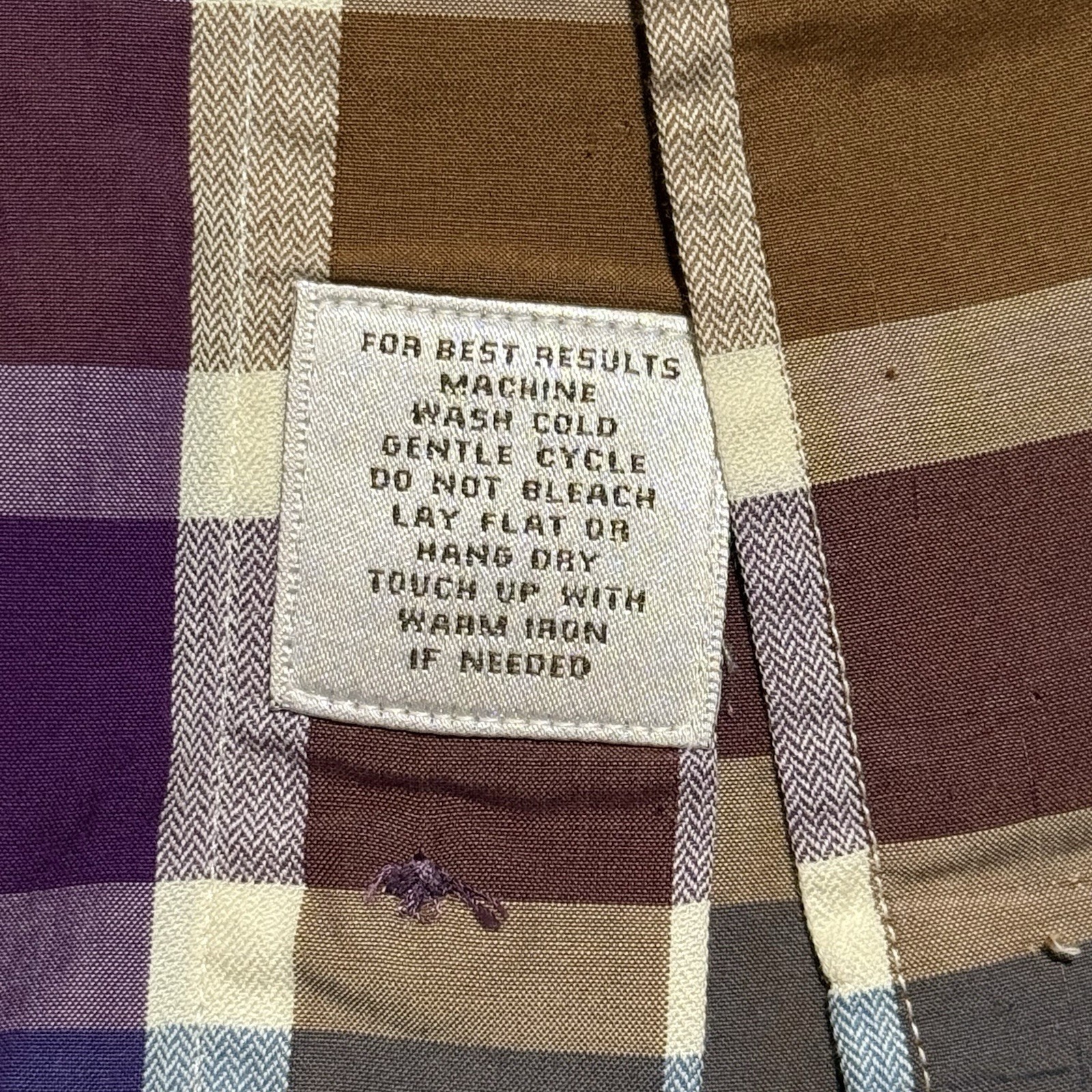 Peter Millar Multicolor Checked Collared Button D… - image 15