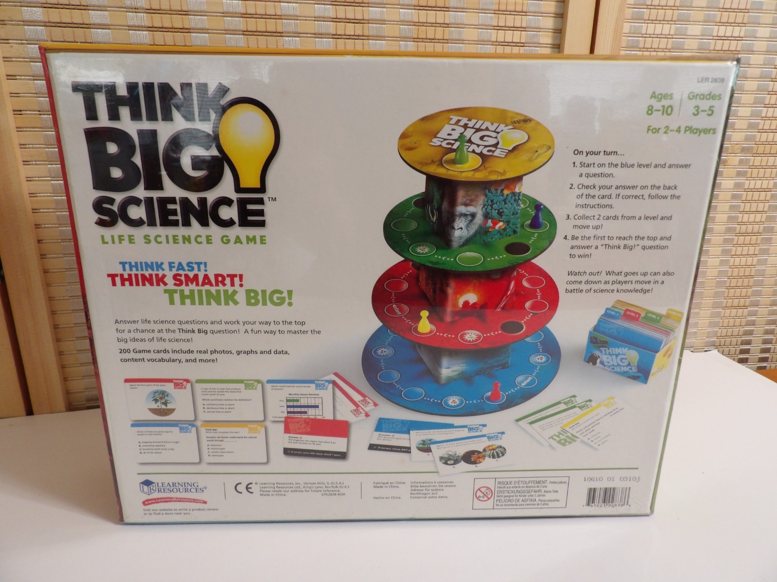 NEW- Think Big Science Game Learning Resources Ages 8-10 (2-4 Players)