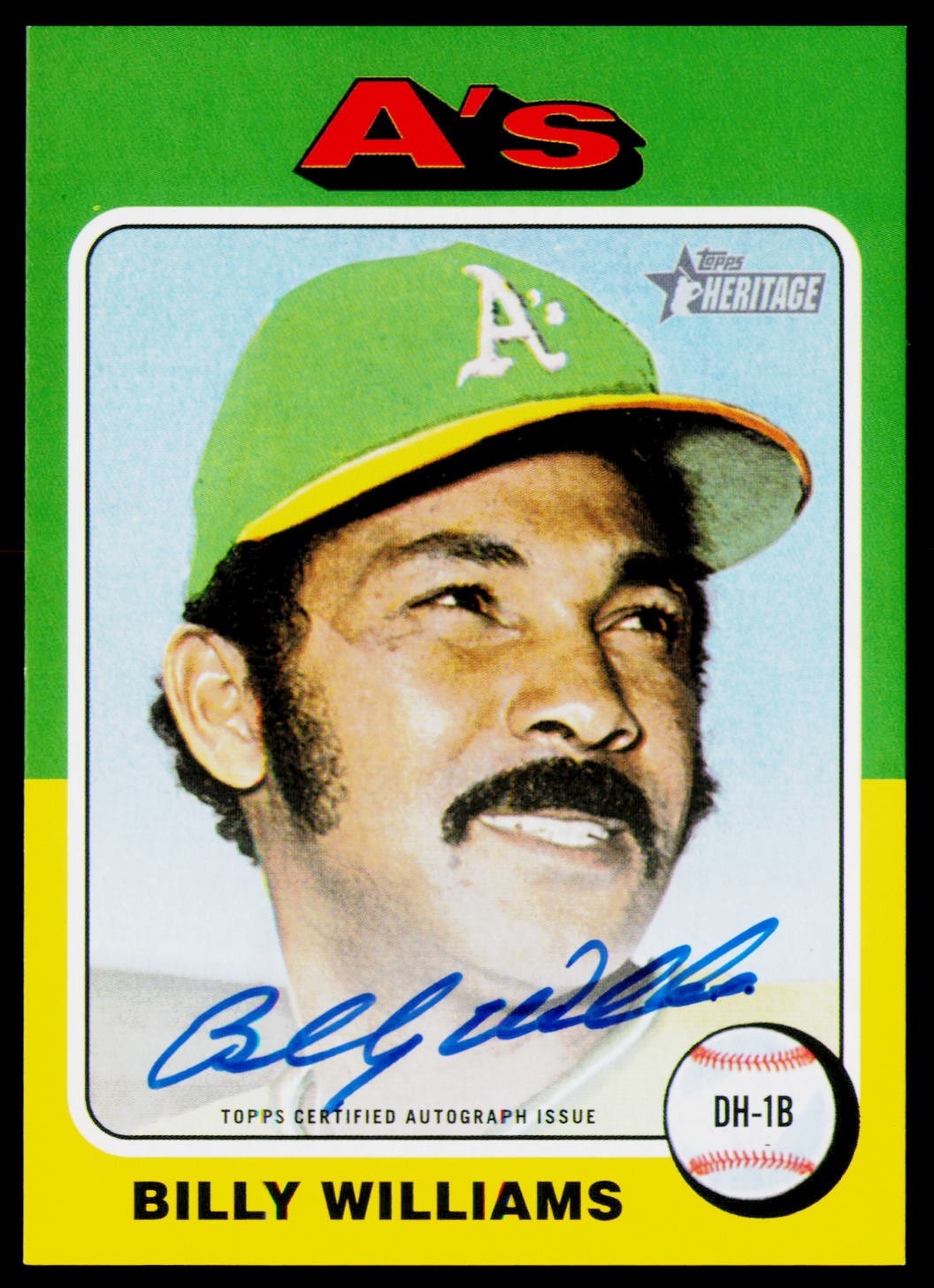 2024 Topps Heritage #75RO-BW - Billy Williams - Real One Autographs Auto