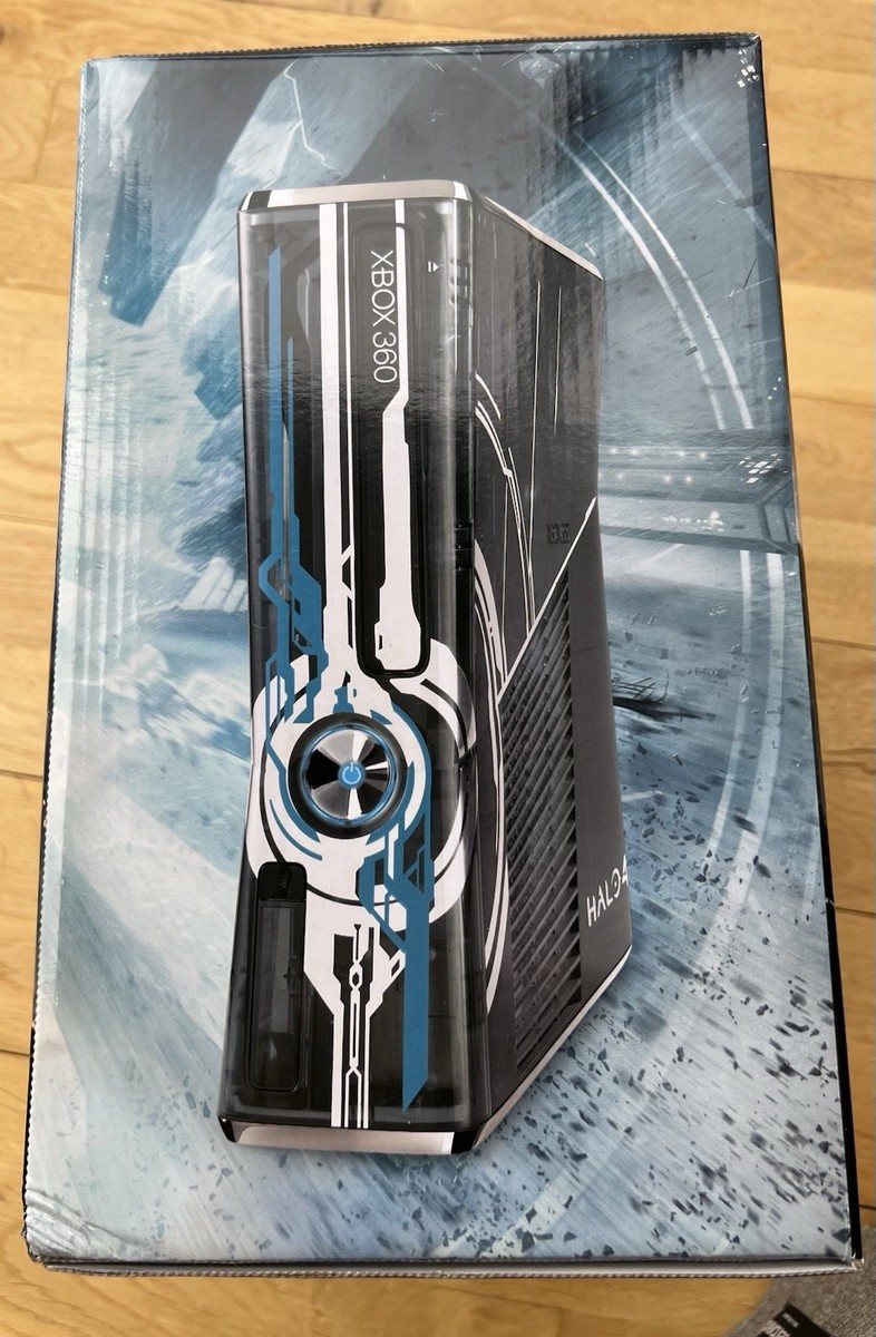 Microsoft Xbox 360 S Halo 4 Limited Edition 320GB Blue Console for