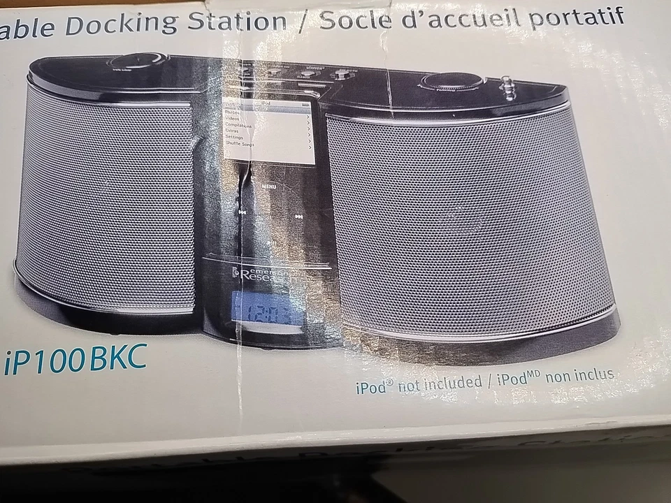 Emerson Research Portable Docking Station For Your iPod - IP100 BKC BRAND NEW - Изображение 2 из 4