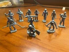 Marx Playset 45mm Airmen Figures Vintage 1950-60s Complete Group