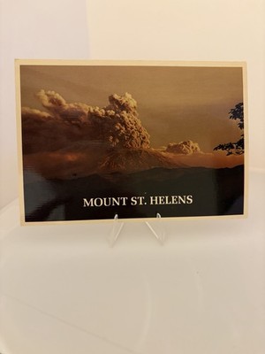 Postcard 1980 Mount St. Helens Volcanic Eruption Volcano