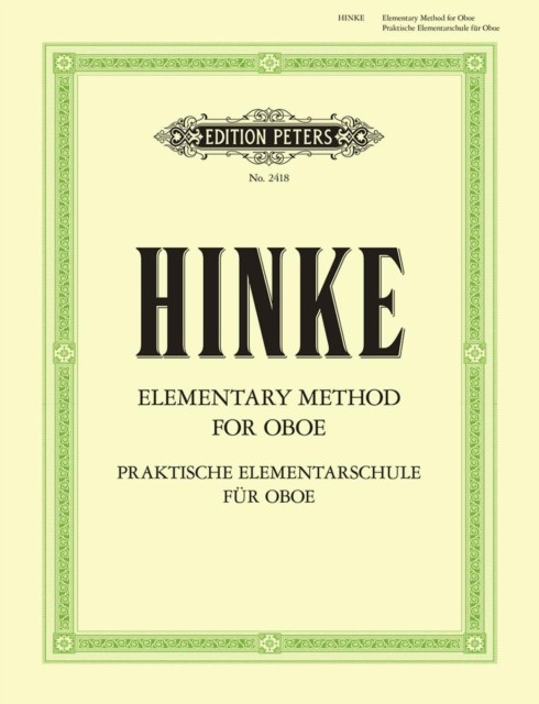 Elementary Method for Oboe (Paperback Book)