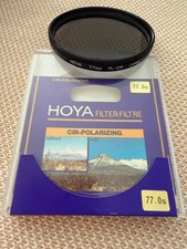 HOYA 77mm CIR-PL Circular Polarizing Filter Clean Glass Original Case