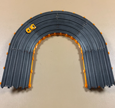AFX 4 Lane Banked Track Support Giant Raceway Custom | eBay