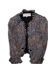 Trina Turk Blazer Skrit Plaid multicolor Jacket Sport Coat Suit Sz. 4- 6 398 R