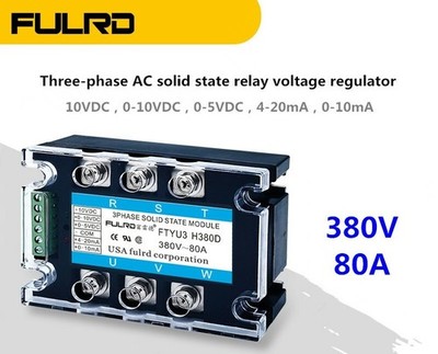 FTYU3 H380D 80A 380V Three-phase AC Solid State Relay voltage regulator #yi