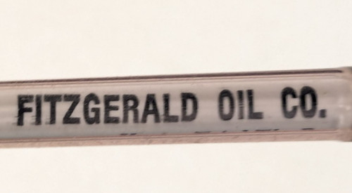 1960-80s - Fitzgerald Oil Co Leoti Kansas Ad Pen - B19