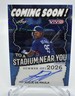 2025 Leaf Vivid Baseball Josue De Paula Dodgers Blue Coming Soon! Auto 1/6
