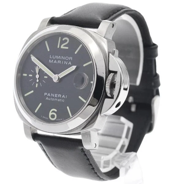 Panerai — Officine Panerai Luminor Marina PAM00048 40mm Black Dial Automatic Watch #C4503