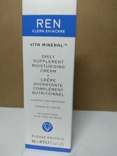 REN VITA MINERAL DAILY SUPPLEMENT MOISTURIZING CREAM, 1.7 oz / 50 ml Boxed