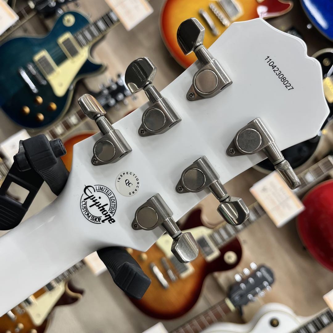 【10670】 EPIPHONE Les Paul 100 ホワイト 10670 Epiphone Les Paul 100 White | eBay