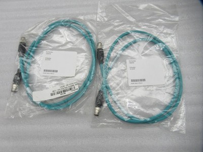 Lot of 2- Turck RSS RSS 843-1.3 EuroFast M12 8-Pin Network Ext. Cable Ethernet