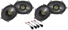 Kicker 6x8" Front Rear Speaker Replacement Kit For 1999-2002 Lincoln Navigator