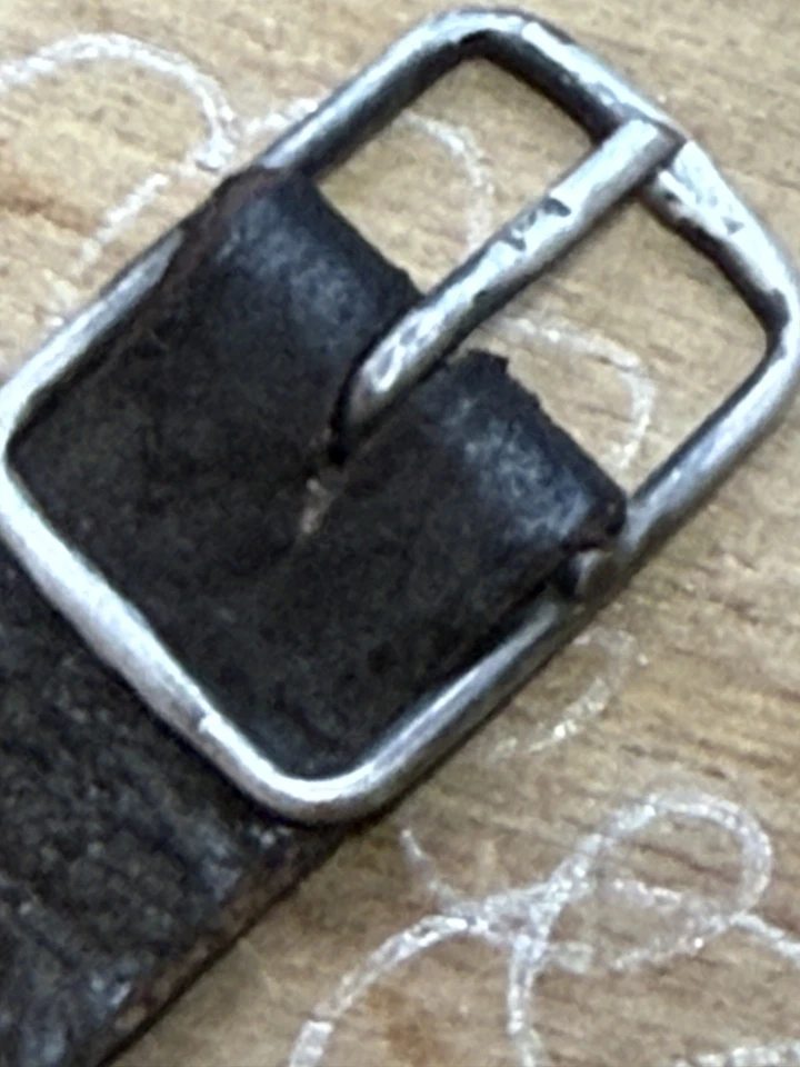 Sterling Silver Ladies Red 12 Watch Trench runs but needs service Spares/Repair - image 3 of 4