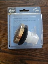 Danco push/toe Drain Stopper Polished Brass 5/16" Stud, #80827 tub-shower new